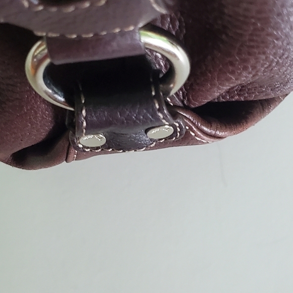 Tignanello Brown Leather Bag Purse - Picture 5 of 8